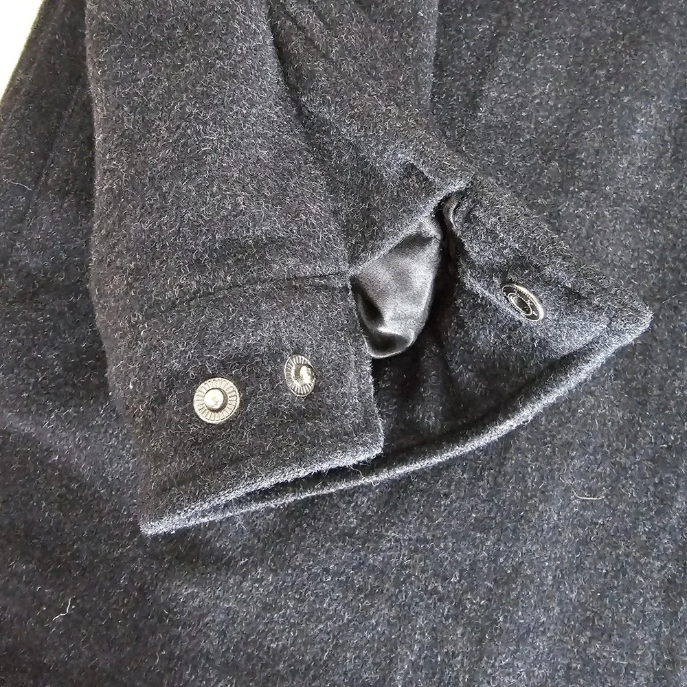 Alfani Men's Charcoal Wool Blend Full Zip Jacket Size XL Winter‎ Coat